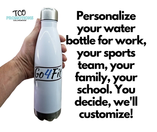 17oz Customizable Water Bottles